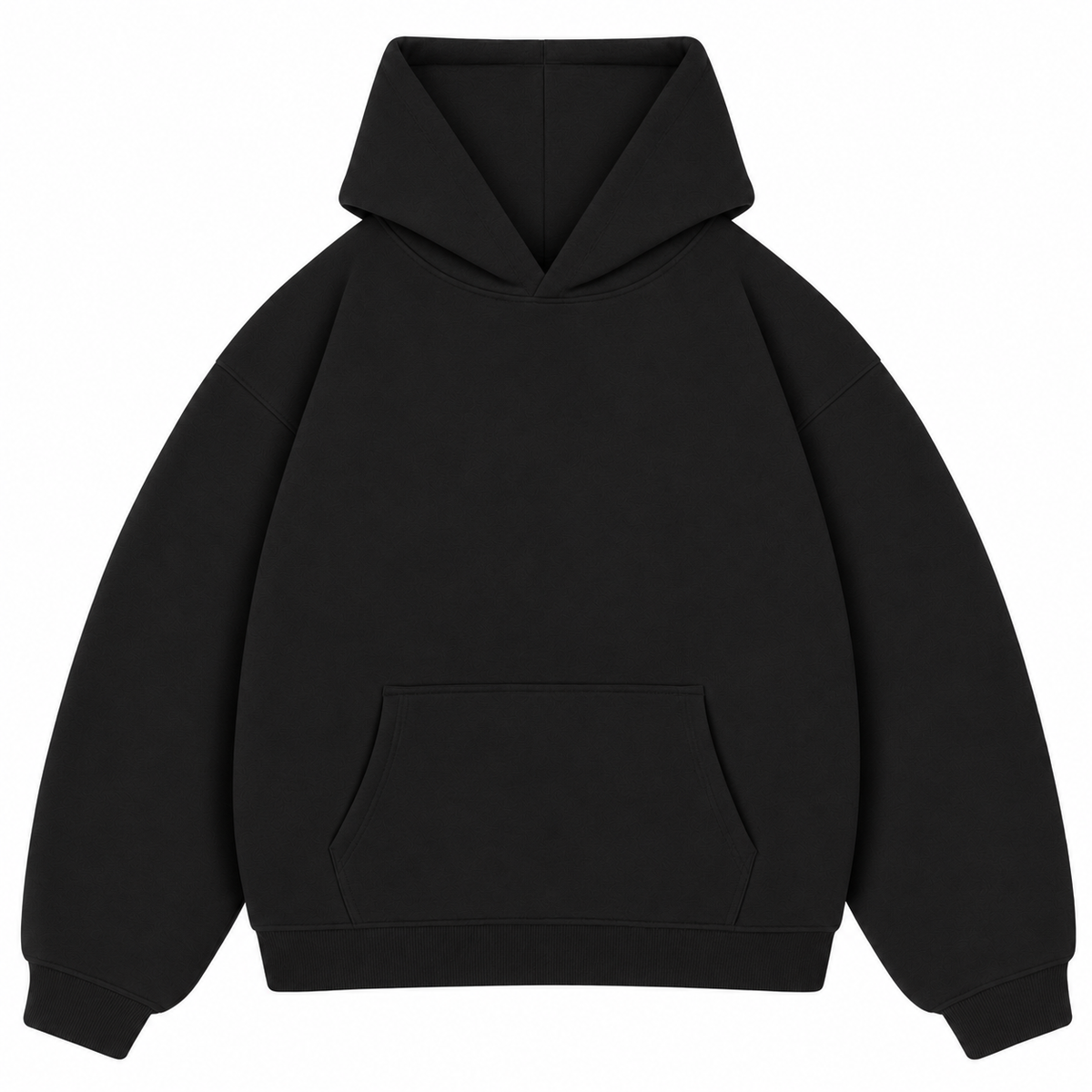 Buff Blank Hoodie - Heather Gray